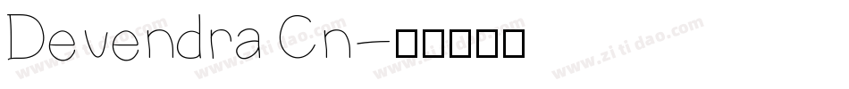 Devendra Cn字体转换